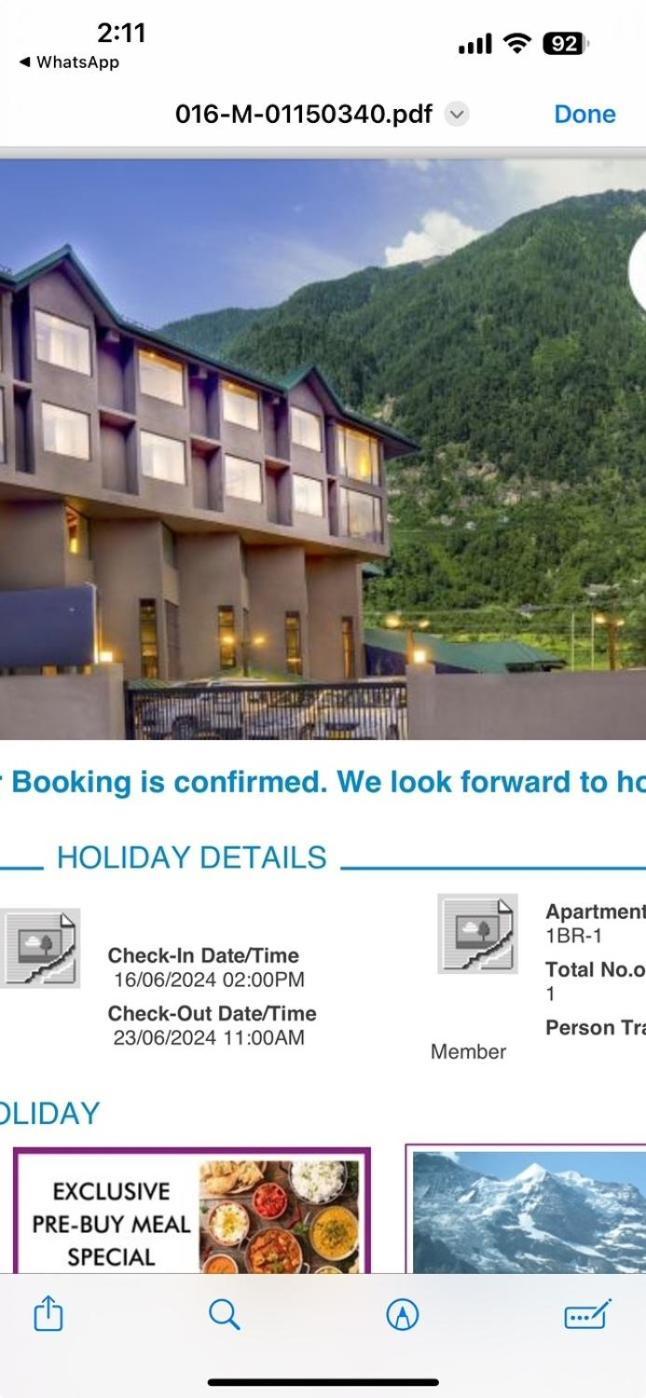Hotel Park Paradise Manali Manāli エクステリア 写真